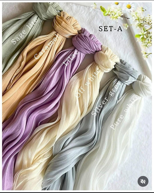 Zera Premium Organza Shimmer | Al Kiswa Hijabs (LARGE)