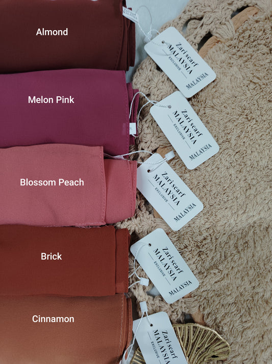 Premium Malaysian Heavy Chiffon | Al Kiswa Hijabs (LARGE)