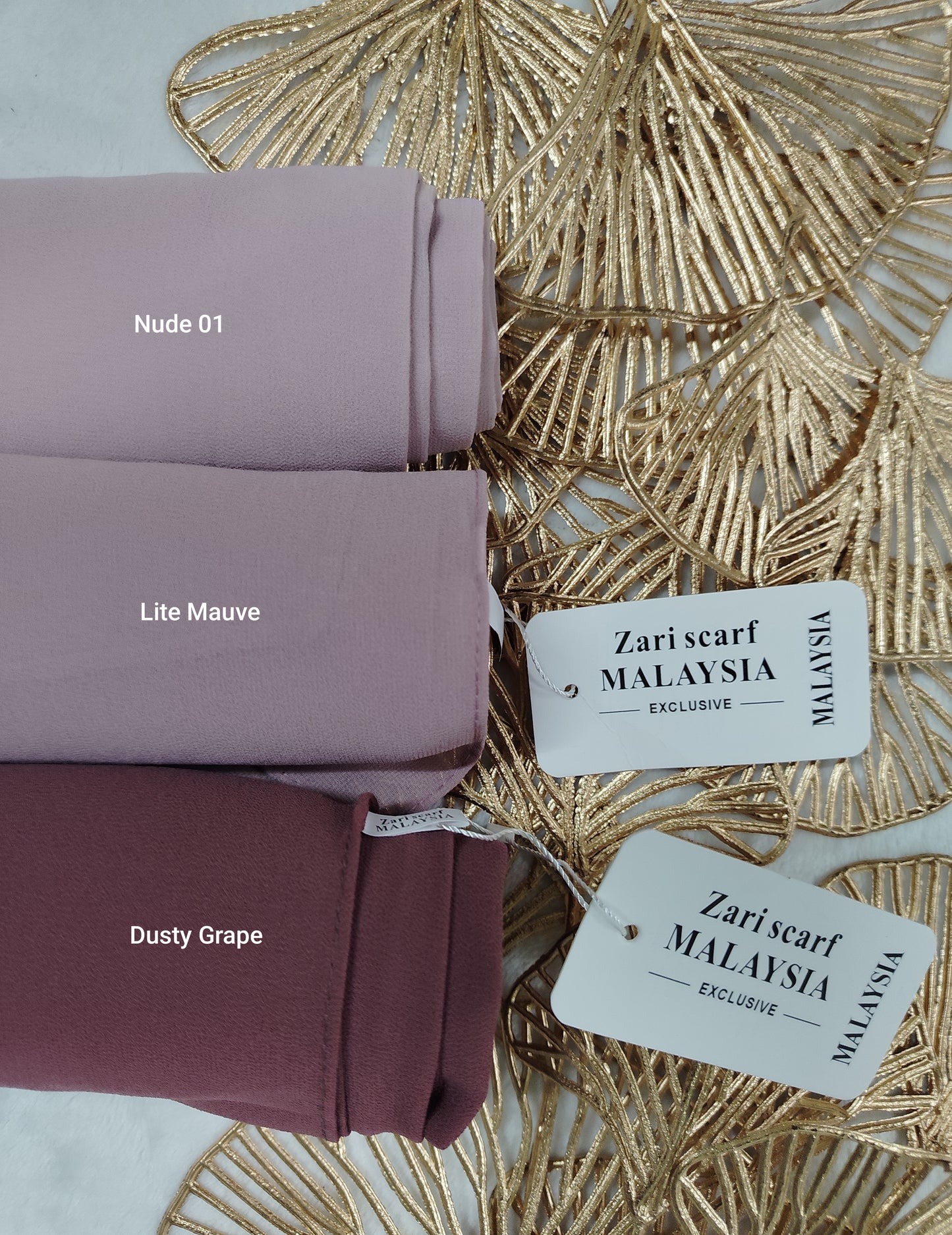 Premium Malaysian Heavy Chiffon | Al Kiswa Hijabs (LARGE)